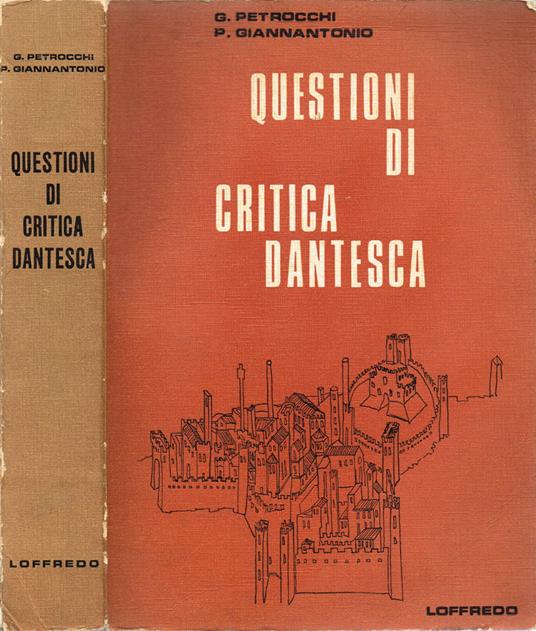 Questioni di critica dantesca - Giorgio Petrocchi - copertina