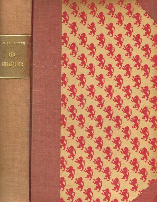 Les ambassades - Roger Peyrefitte - copertina