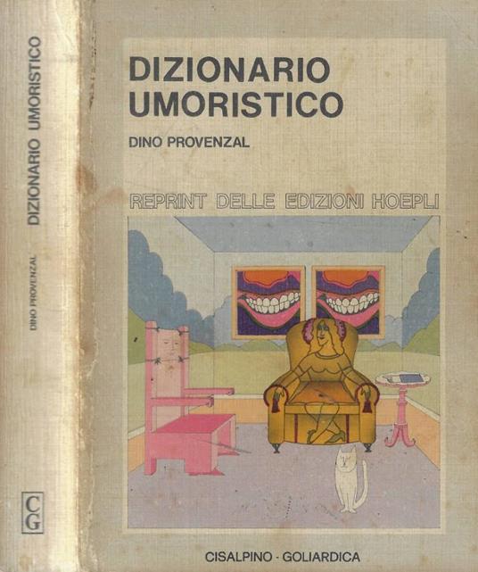 Dizionario umoristico - Dino Provenzal - copertina