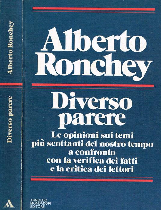 Diverso parere - Alberto Ronchey - copertina