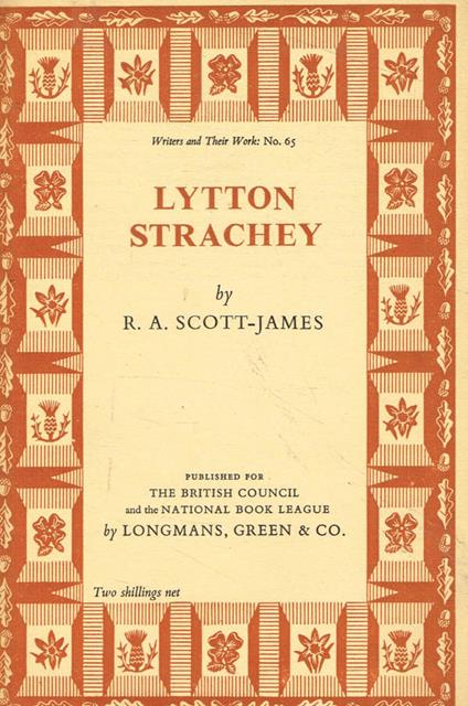 Lytton Strachey - R.A. Scott-James - copertina