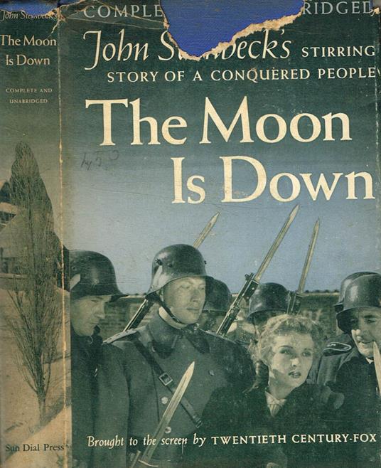 The moon is down - John Steinbeck - copertina
