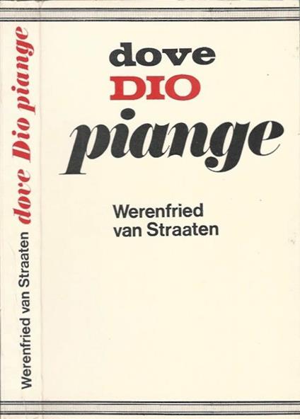 Dove Dio piange - Werenfried Van Straaten - copertina