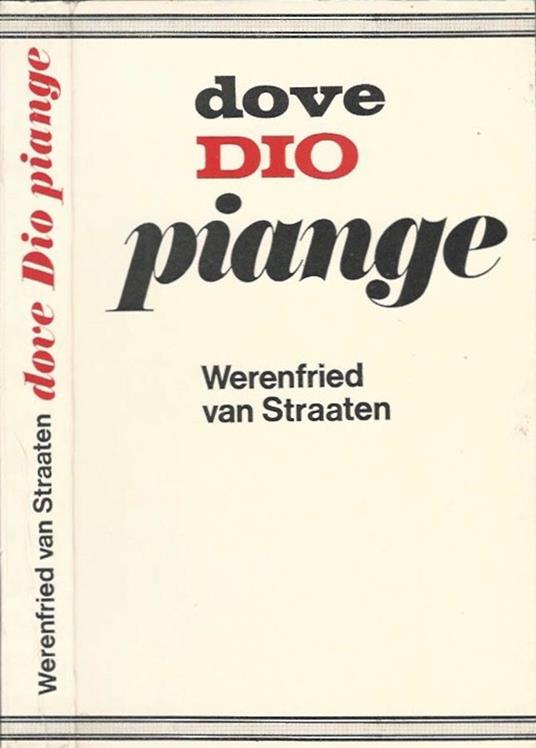 Dove Dio piange - Werenfried Van Straaten - copertina