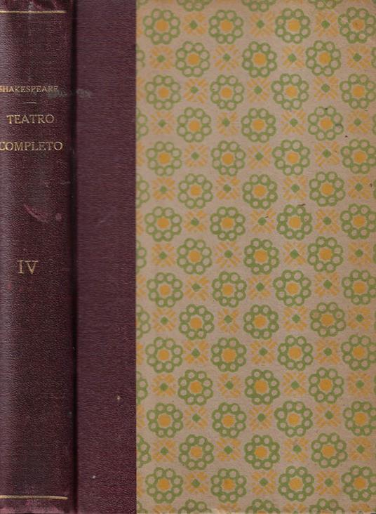 Teatro completo Vol. IV - William Shakespeare - copertina
