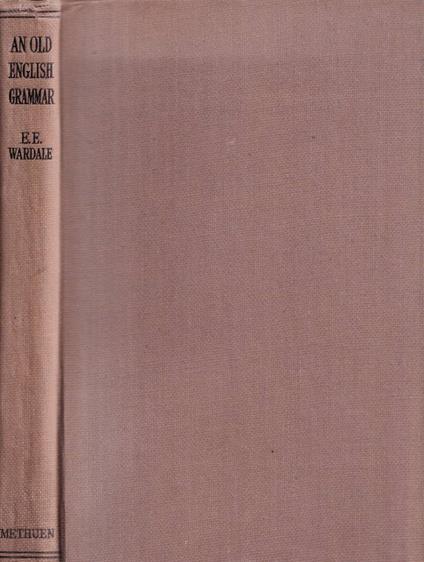 An old english grammar - copertina