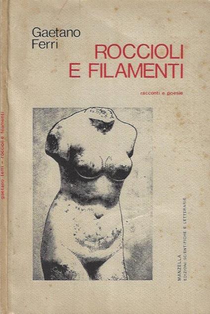 Roccioli e filamenti - copertina