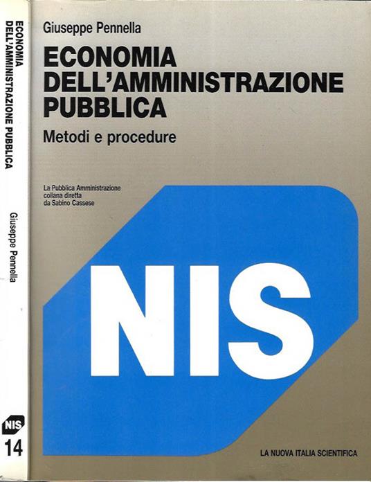 Economia dell'Amministrazione Pubblica - copertina