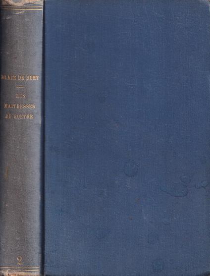 Les maitresses de Goethe - copertina