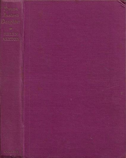 Parson Austen's Daughter - copertina