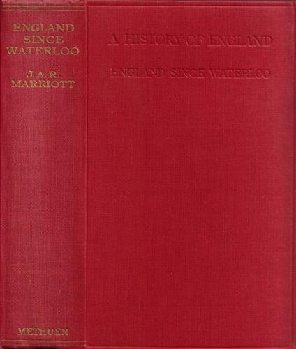 England Since Waterloo - copertina
