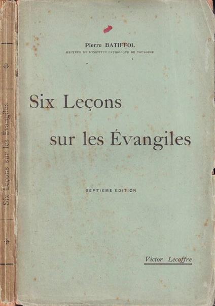 Six lecon sur les évangiles - copertina