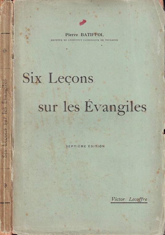 Six lecon sur les évangiles - copertina