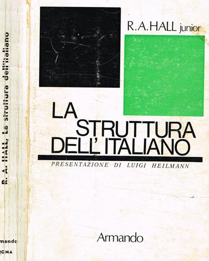 La struttura dell'italiano - copertina