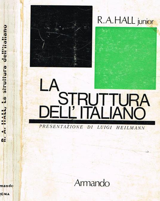 La struttura dell'italiano - copertina