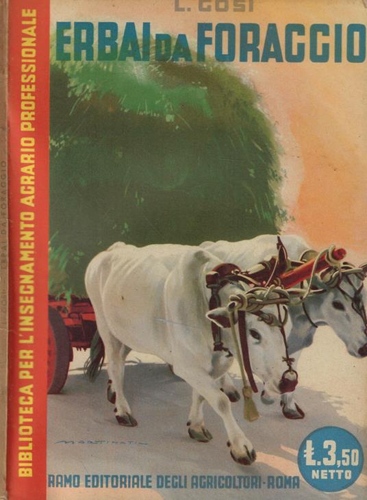 Erbai da foraggio - Luciano Gosi - copertina