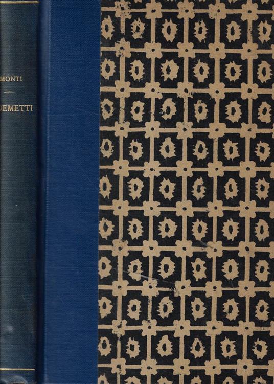 Poemetti mitologici - Vincenzo Monti - copertina