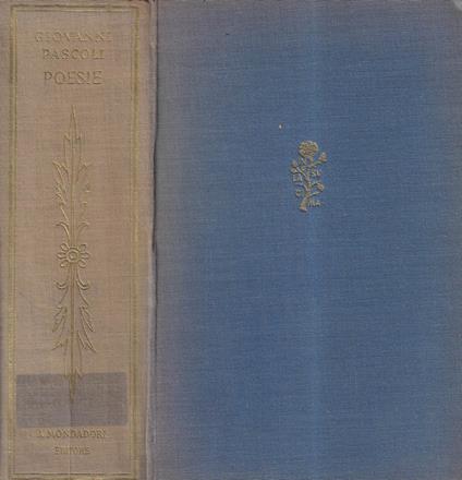 Poesie - Giovanni Pascoli - copertina