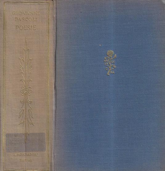 Poesie - Giovanni Pascoli - copertina