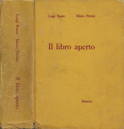 Il libro aperto - Luigi Russo - copertina