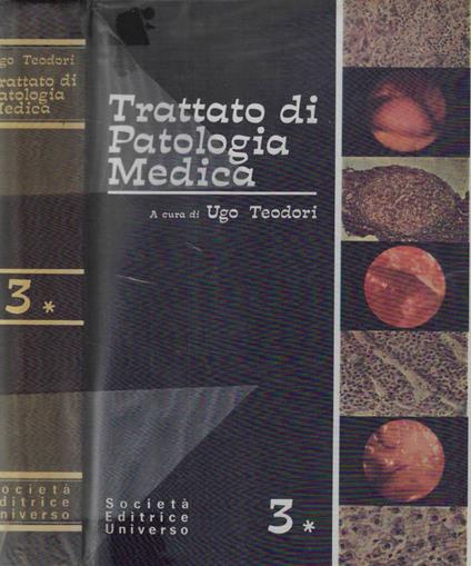 Trattato di patologia medica Vol. III- tomo I - Ugo Teodori - copertina