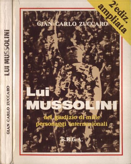 Lui Mussolini - Gian Carlo Zuccaro - copertina