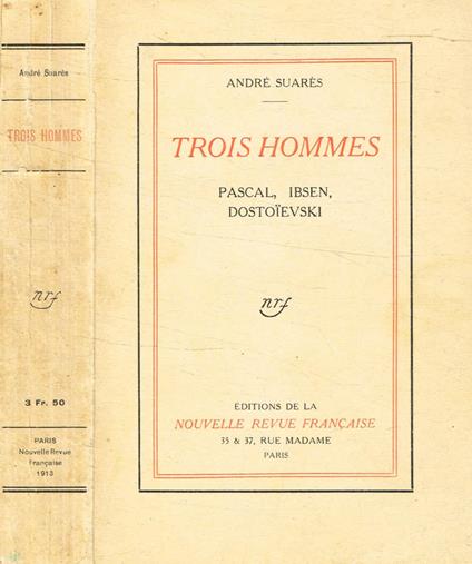 Trois Hommes - copertina