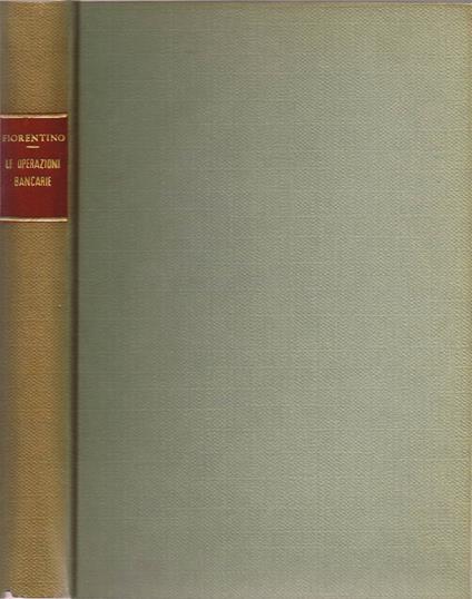 Le operazioni bancarie - copertina