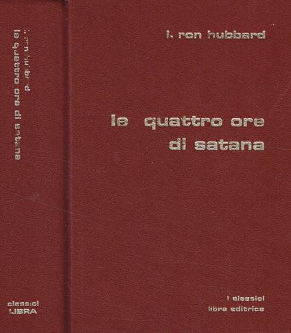 Le quattro ore di Satana - copertina