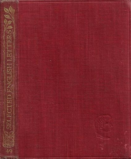 Selected English Letters - copertina