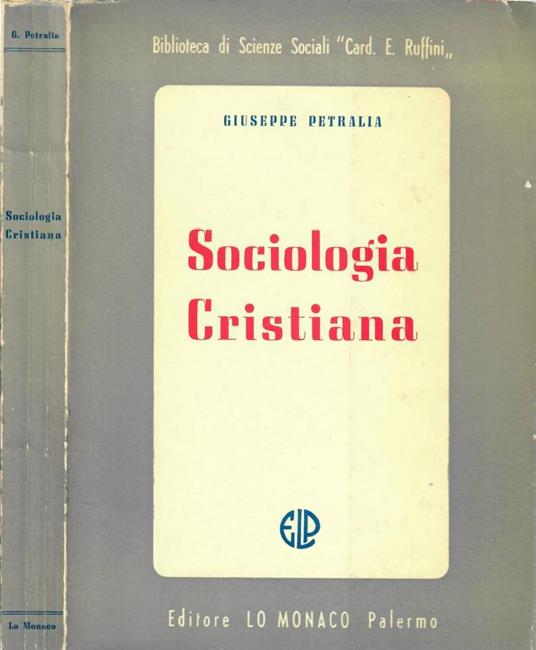 Sociologia cristiana - copertina