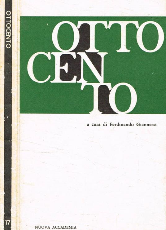 Ottocento - Ferdinando Giannessi - copertina