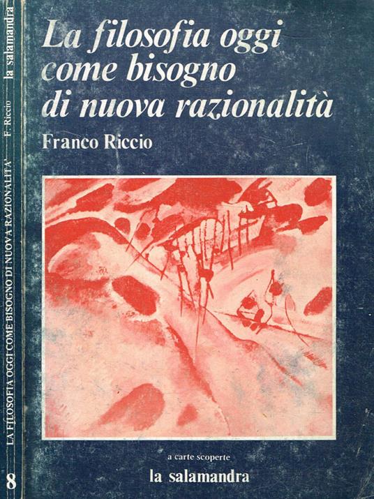 La filosofia oggi come bisogno di nuova razionalità - copertina