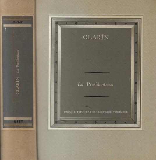 La presidentessa Vol. II - Clarin - copertina