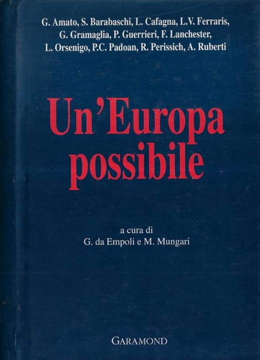 Un'Europa possibile - copertina
