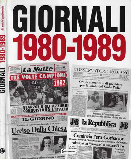 Giornali 1980-1989 - copertina