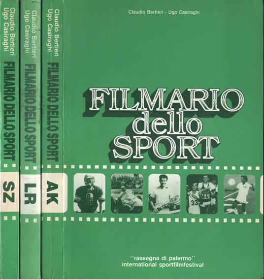 Filmario dello sport Vol. I - II - III - Claudio Bertieri - copertina