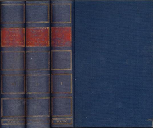 La corte e la società romana - David Silvagni - copertina