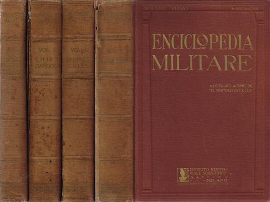 Enciclopedia militare - Alberto Malatesta - copertina
