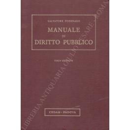 Manuale di diritto pubblico - Salvatore Foderaro - copertina