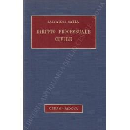 Diritto processuale civile - Salvatore Satta - copertina