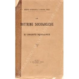 Le dottrine sociologiche - Fausto Squillace - copertina