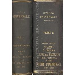 L' epoca della rivoluzione, dell'impero e delle guerre d'indipendenza 1789 - 1815. Prima versione italiana con ritratti, illustrazioni e carte - copertina