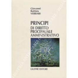 Principi di diritto processuale amministrativo - copertina