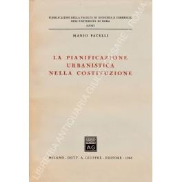 pianificazione urbanistica nella Costituzione - Mario Pacelli - copertina
