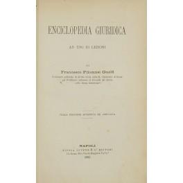 Enciclopedia giuridica ad uso di lezioni - Francesco Filomusi Guelfi - copertina