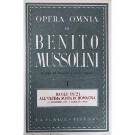 Opera omnia. A cura di Edoardo e Duilio Susmel - Benito Mussolini - copertina