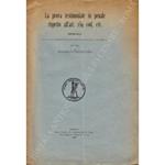 prova testimoniale in penale rispetto all'art. 159 cod. civ. Memoria letta dall'Accademia Pontaniana nella tornata del 20 dicembre 1925