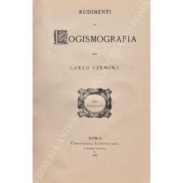 Rudimenti di logismografia - Carlo Cerboni - copertina