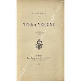 Terra vergine - Gabriele D'Annunzio - copertina